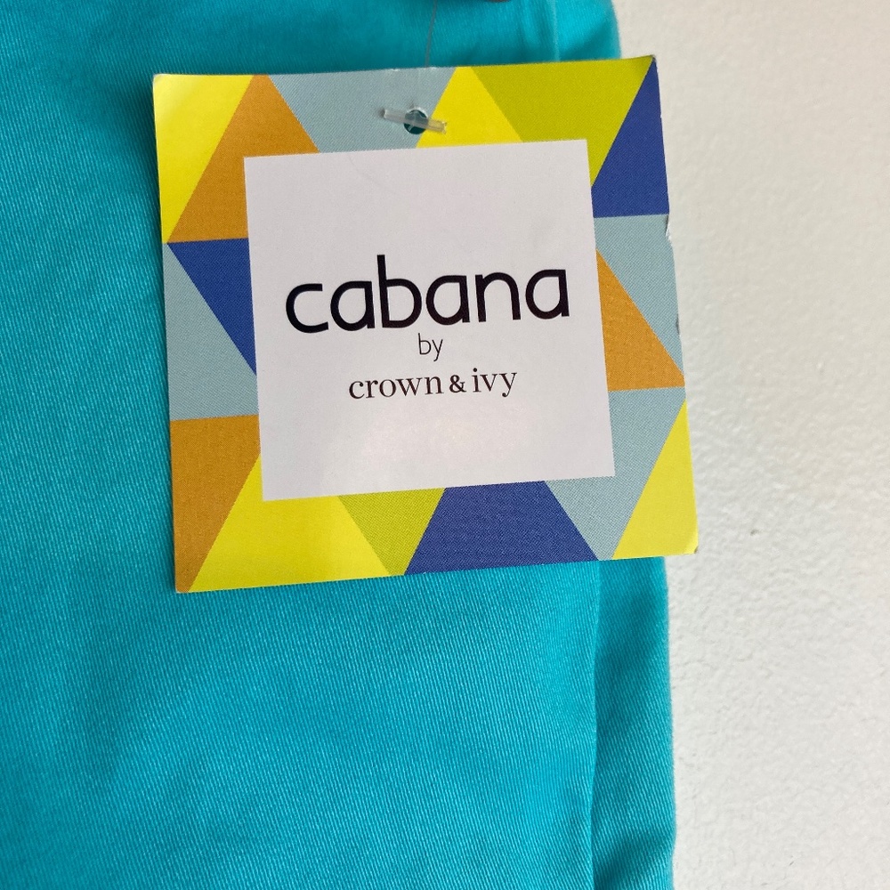 Cabana Shorts Teal NWT - Picture 3 of 4